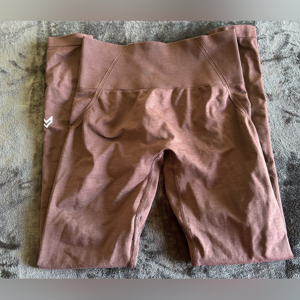 Oner Active Plum Brown Effortless Leggings Size Small